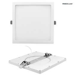 Downlight SQDL2453A.1583M rond, commutable, multipower IP40, blanche gradable