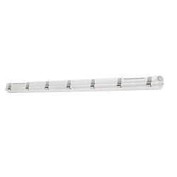 LED Feuchtraum-Wannenleuchte PREMIUM, 145,5cm, 13-45W, 4000K, 2100-7300lm, IP66, IK10, INOX-Verschluss, Multipower, grau