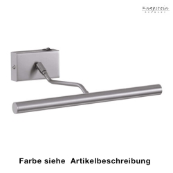 LED Wandleuchte / Bilderleuchte 798, 30cm, 1 Arm, 3W 2700K 380lm, CRi >90, mit Schalter, Messing matt