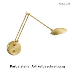 Luminaire mural MAIA-W avec bras articulé, dimmable IP20, nickel mat gradable
