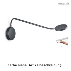 Wall luminaire THEA-W, nickel matt
