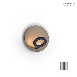 wall luminaire MEGGI round IP20, nickel matt dimmable