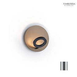 wall luminaire MEGGI round IP20, nickel matt dimmable