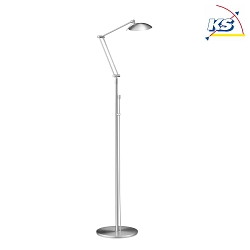 Knapstein LED Floor lamp 930, nickel matt