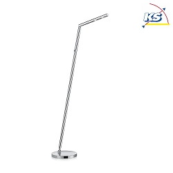 Knapstein LED Floor lamp 945, chrome