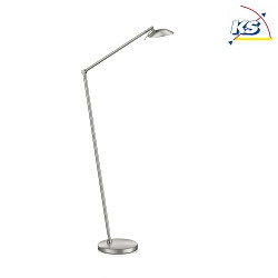 Knapstein LED Floor lamp 946, nickel matt