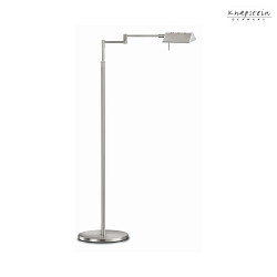 Lampe de lecture EDDA dimmable, réglable IP20, nickel mat gradable