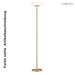 LED Deckenfluter 954, 28W 2700K 4100lm, CRi >90, mit Tastdimmer, Glas opal matt-weiß, Mattnickel