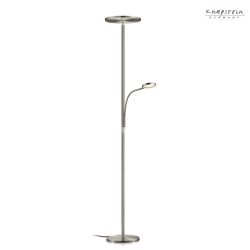 Plafonnier  AURA-L avec spot LED, dimmable, contrlable avec des gestes IP20, nickel mat gradable