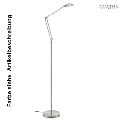 Lampadaire ILSA-S dimmable, rglable, contrlable avec des gestes IP20, mat, laiton gradable