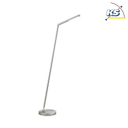 Floor lamp DINA-S, nickel matt