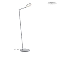 Lampadaire TESSA-S inclinable IP20, nickel mat gradable