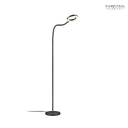 floor lamp TESSA FLEX IP20, black dimmable