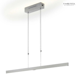 LED Pendelleuchte LINN-95, 95cm, Up/Down, 29W, 2700K, CRi >90, mit Gestensteuerung, verstellbar, Mattnickel