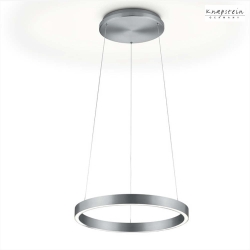 Luci a sospesione SVEA-40 regolabile, controllabile con i gesti IP20, nichel opaco dimmerabile