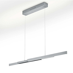 LED Pendelleuchte LARA-134, Up/Down, ausziehbar 72-134cm, 60W 2700K, mit Gestensteuerung, Mattnickel
