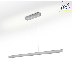 Pendant luminaire RUNA-152, nickel matt