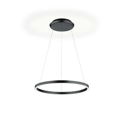 LED Pendelleuchte SVEA-L60, Up/Down,  60cm, 33W 2700K, CRi >90, mit Gestensteuerung, hhenverstellbar, schwarz
