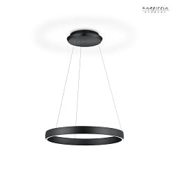 Luci a sospesione SARA-60 su / gi, dimmerabile, Tunable White, regolabile IP20, Nero dimmerabile