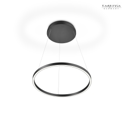 Luminaire  suspension LISA-60 haut bas, Tunable White, contrlable avec des gestes IP20, noir gradable