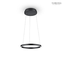 Luminaire  suspension LISA-40 haut bas, Tunable White, contrlable avec des gestes IP20, noir gradable