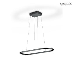 pendant luminaire ELIN IP20, black dimmable