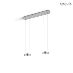 pendant luminaire ZERA-2 IP20, nickel matt dimmable