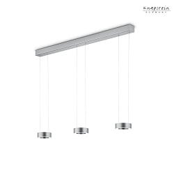 pendant luminaire ZERA-3 IP20, nickel matt dimmable