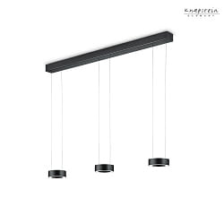 pendant luminaire ZERA-3 IP20, black dimmable