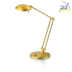 Knapstein LED Table lamp 619, brass matt