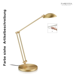 Lampe de table ILSA-T dimmable, rglable, contrlable avec des gestes IP20, nickel mat gradable