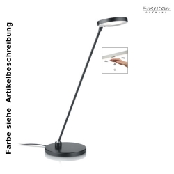 Lampada da tavolo THEA-T dimmerabile, regolabile, controllabile con i gesti IP20, Nichel opaco dimmerabile