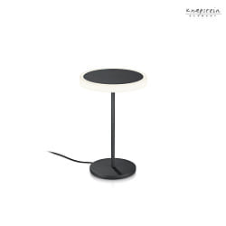 table lamp TILDA-T IP20, metallic, black, white dimmable