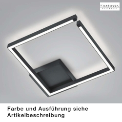 Luminaire de plafond YOKO-Q, nickel mat