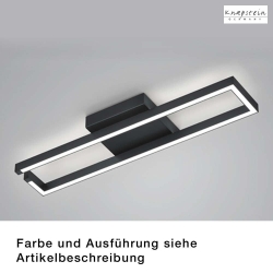 ceiling luminaire YOKO-R, nickel matt