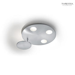 ceiling luminaire STELLA round IP20, nickel matt dimmable