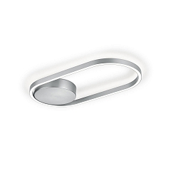 Luminaire de plafond RIKE IP20, nickel mat gradable