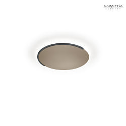 wall and ceiling luminaire ASTRA-40 IP20, metallic, sand coloured dimmable