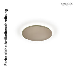 wall and ceiling luminaire ASTRA-40, metallic, sand coloured dimmable