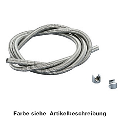 Knapstein Spiral with cable, 100cm, brass matt