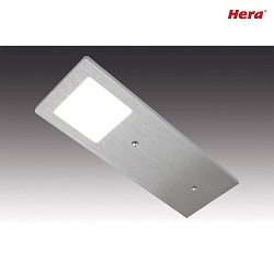 under-cabinet luminaire ECO-PAD F with plug, tunable white IP20, aluminium dimmable 3W 200lm 2700-5000K 110° 110° CRI 80 18cm