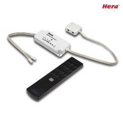 24V Dynamic radio controller 75W with 4-fold distributor, black