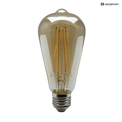 Heitronic LED Lamp Vintage Filament E27, 4W, warm white, ST64