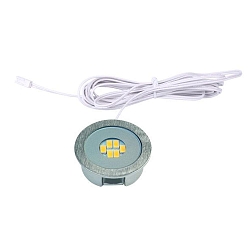 Hera LED Einbaustrahler AR35-LED, IP44, 2.5W 3000K 138lm 110, mit LED24-Stecker, starr, Edelstahl