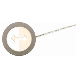 Hera LED Einbaustrahler DYNAMIC FR68-LED, IP20, 24V DC,  4W 2700-5000K 240lm 110, dimmbar, Edelstahl / diffus