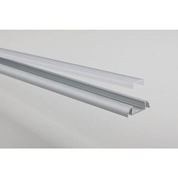 Aluminum overflade profile, 1m, P2-1, opal