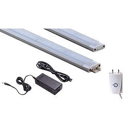 LED Under cabinet luminaire MECANO 1000mm starter set, 15W 3000K, 1000lm