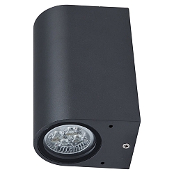 Auenwandleuchte AMBOS, IP44, Up/Down, 2x GU10 max. 11W, anthrazit