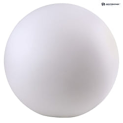 Lampe  boule MUNDAN petit, rond, avec prise de courant E27 IP44, blanche 