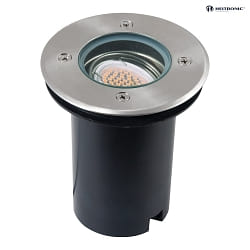 Projecteur encastr HEICONNECT KONSTANZ pivotant, accessible GU5,3 IP67, acier inoxydable gradable